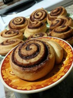 Una foto de Rolls de canela