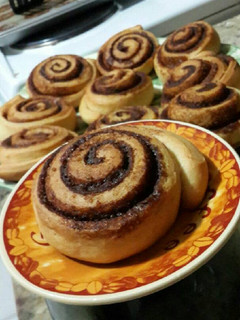 Una foto de Rolls de canela
