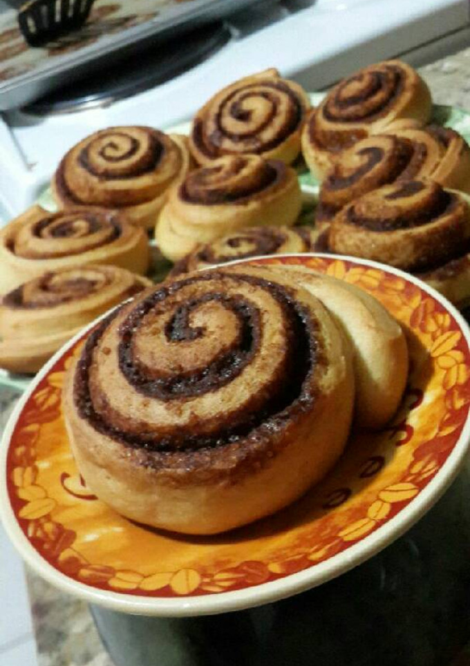 Una foto de Rolls de canela