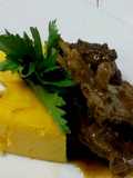 Cordero horneado con polenta