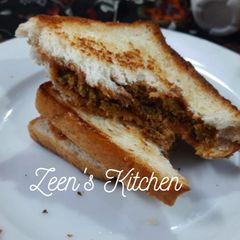 A picture of Shami Kabab Sandwiches.