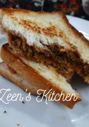 A picture of Shami Kabab Sandwiches.