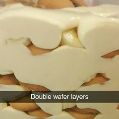 A picture of Barely banana pudding.