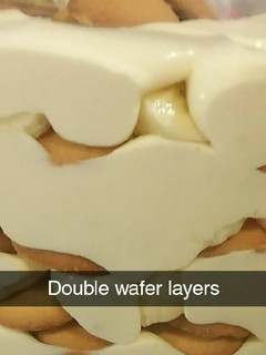 A picture of Barely banana pudding.