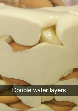 A picture of Barely banana pudding.