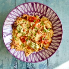 A picture of Turkey Chilli Nachos.