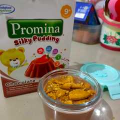 Puding pisang coklat (snack MPASI 9+) রেসিপির প্রধান ছবি