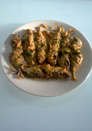 Foto resep Ikan kembung bumbu kuning