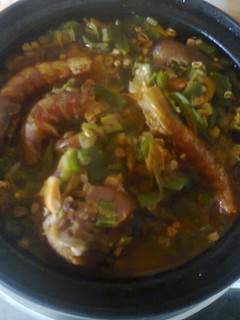 A picture of Okra Soup.