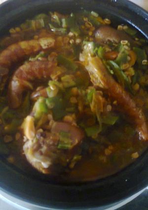 A picture of Okra Soup.