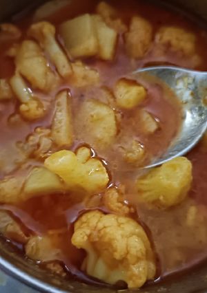 A picture of Aloo gobhi ki sabji.