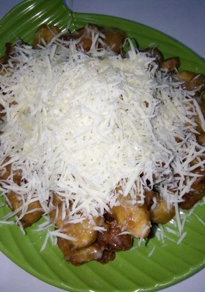 Foto resep Pisang keju sederhana
