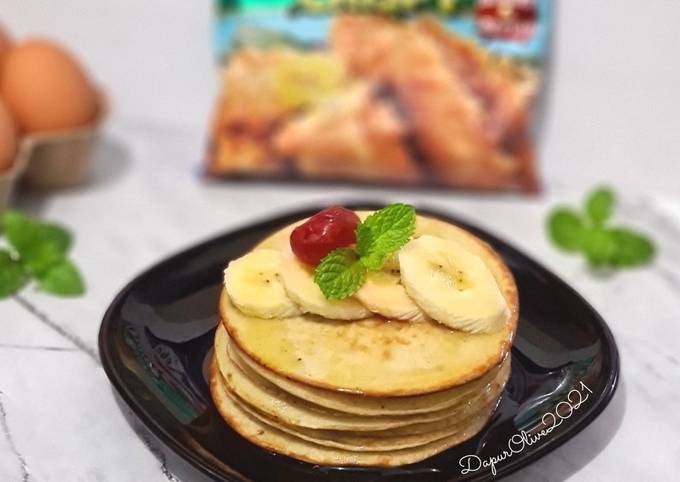 Resep: Pancake Pisang ala Dapur Kobe Menu Enak Dan Mudah Dibuat