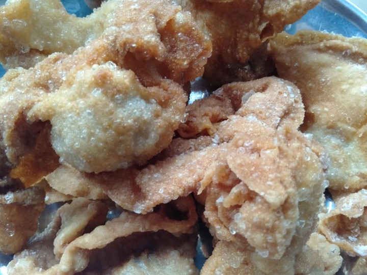 Cara Gampang Menyiapkan Pangsit Goreng Garing, Renyah isi daging dan mie Anti Gagal