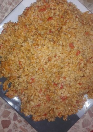 صورة لوصفة برغل مفلفل بالبندوره