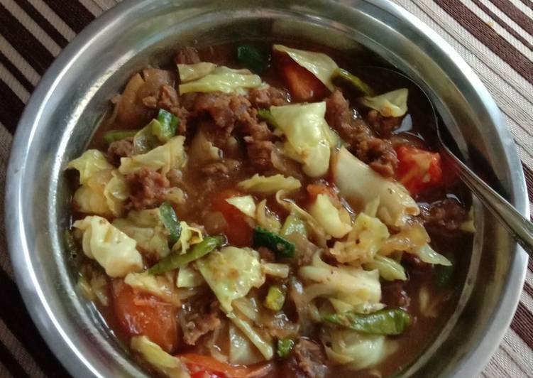 Resep Tongseng daging sapi tanpa santan oleh Retno Iswati 