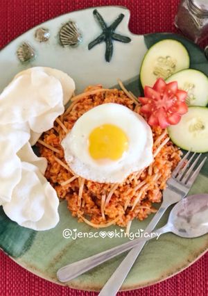 A picture of Nasi Goreng Jawa (Javanese Fried Rice).