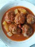 Meatballs in Chipotle Sauce with Potatoes
