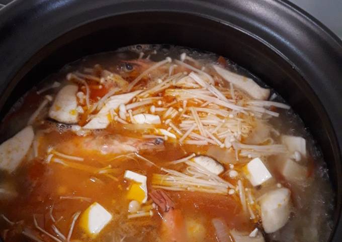 Langkah Mudah untuk Membuat Sup udang dan tahu, Bikin Ngiler