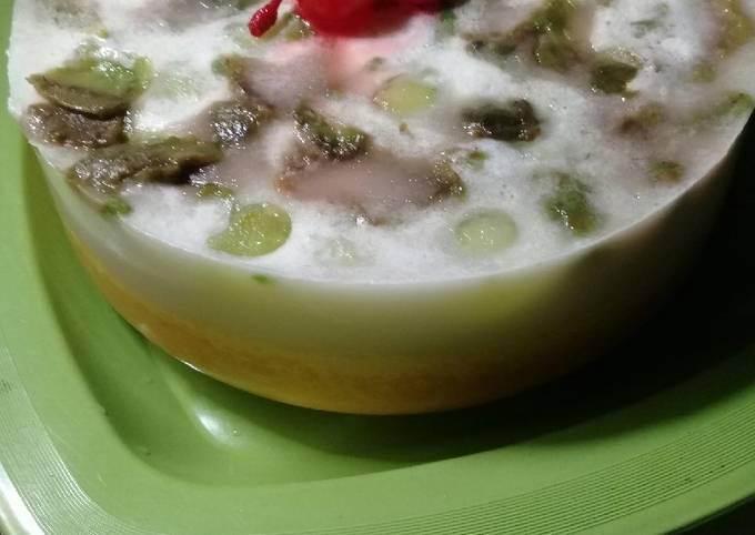 Puding mangga melon alpukat