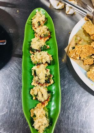 Hình của món Cơm cháy chà bông.