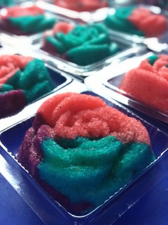 Foto resep Bolu mawar warna warni