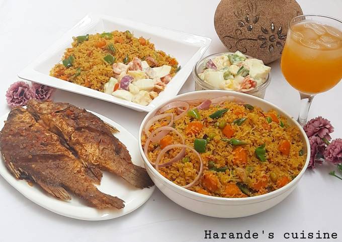 Coconut fried couscous