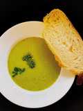 ব্রকোলি,মটরশুঁটি ও পুদিনা স্যুপ (Broccoli, Peas & Mint Soup in Bengali)
