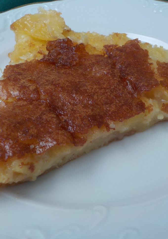 Una foto de Pastel de piña natural