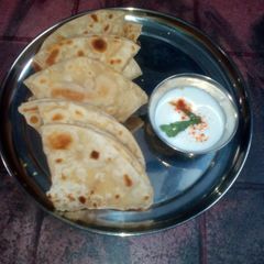 A picture of Maharashtrian puran poli.