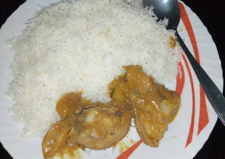 Steps to Make Speedy Rice with chicken