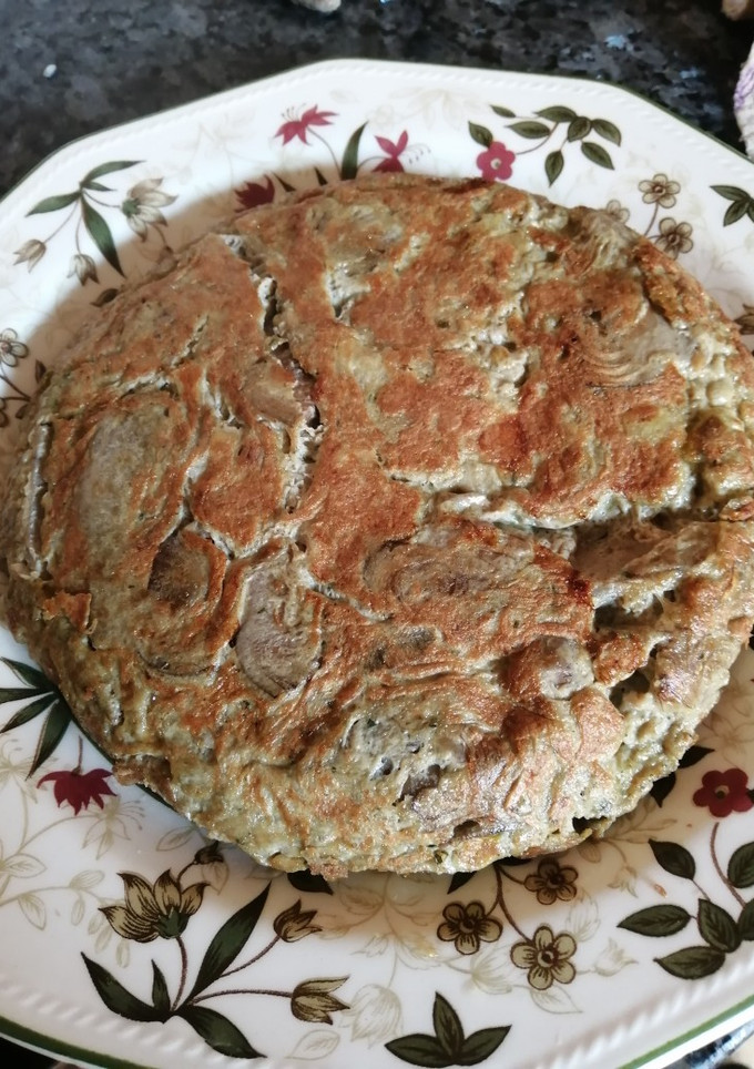 Una foto de Tortilla rápida de alcachofas