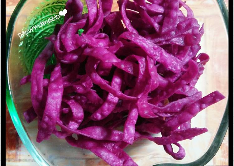 Stik bawang ubi ungu