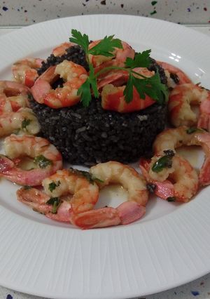 Foto principal de Arroz negro con langostinos