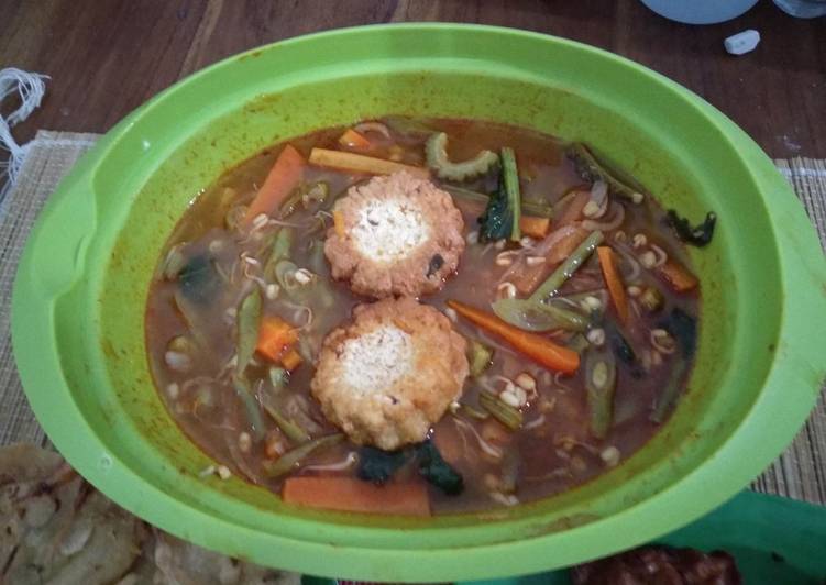 Tomyam sayur tahu rendah protein