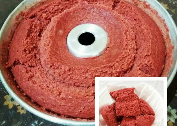 Resep Si Merah Merekah Nan Lembut (Red Velvet Versi Bolu Air) yang Lezat Sekali