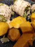 Rollitos de pescado gatuzo con brócoli