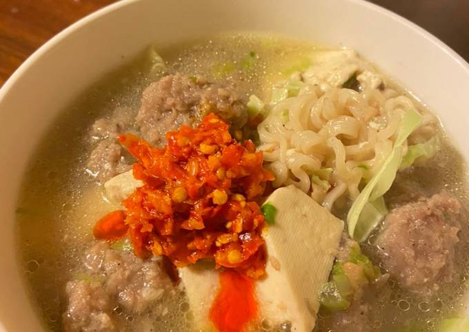 Resep Bakso Kuah Oleh Wida Lupton Cookpad