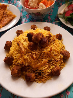 عکسی از دستور کلم پلو شیرازی