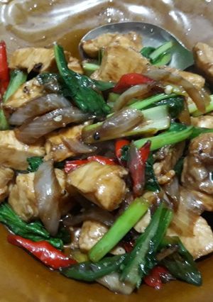 Foto resep Ayam Tumis Lada Hitam (simple)