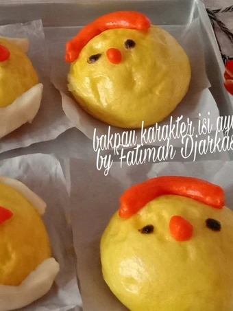 Cara Mudah Membikin Resep Bakpau Karakter Isi Ayam yang Menggugah Selera Anti Ribet, Lezat