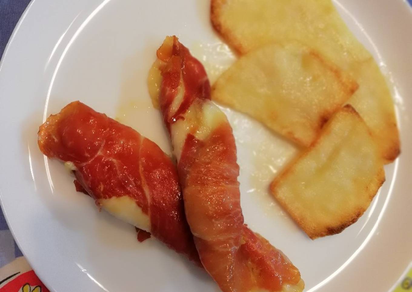 Chicken breast rolls with ham և serrano cheese