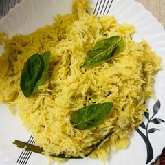 A picture of Coconut rice 🍚.