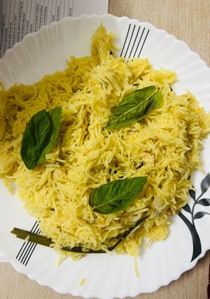 A picture of Coconut rice 🍚.