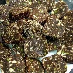 Khajur or date dry fruits dessert A picture of Khajur or date dry fruits dessert.