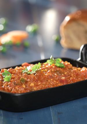 A picture of Healthy Pav Bhaji.