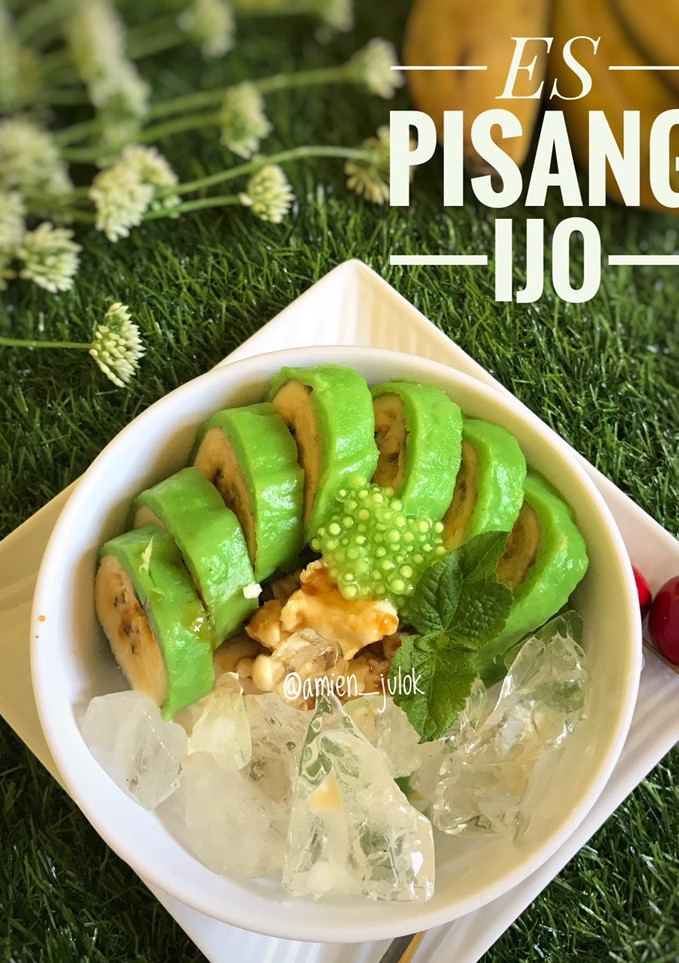 Foto resep Es Pisang Ijo