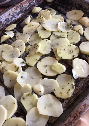 Una foto de Papas al horno