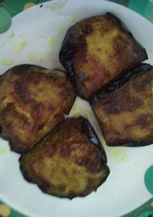 A picture of Begun bhaja.