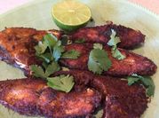 A picture of ginger garlic paste fish